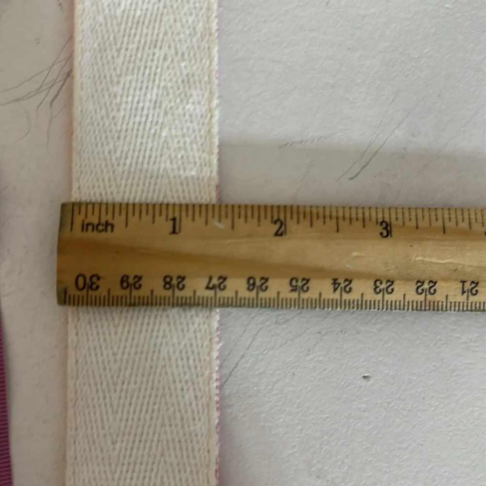 vintage ribbon leather brass belt